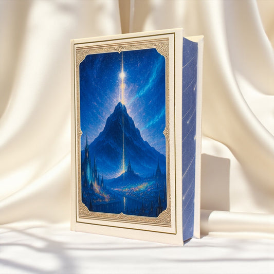 “A Court Of Mist and Fury” Collectors Edition - Book 2 - Hand-bound Leather Hardback | Sprayed Edges | Custom End Papers | Gold Foiling