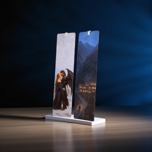Nesta & Cassian Metal Bookmark Set: A Court of Silver Flames, ACOTAR
