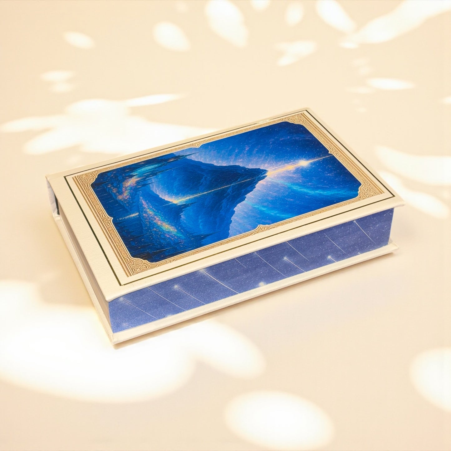 “A Court Of Mist and Fury” Collectors Edition - Book 2 - Hand-bound Leather Hardback | Sprayed Edges | Custom End Papers | Gold Foiling