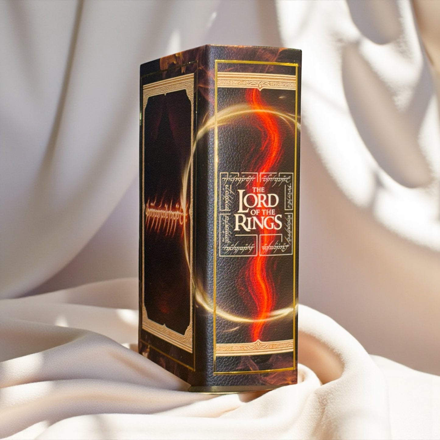 Lord of the Rings Collectors Mordor Edition Book: Handbound Leather | Sprayed Edge | Custom End Paper