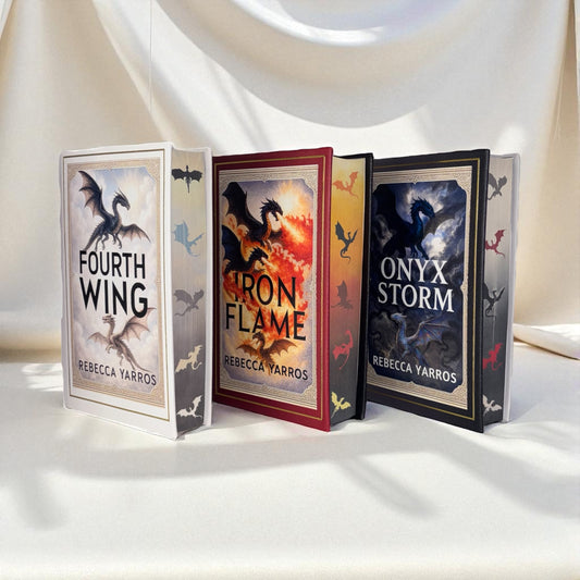 The Complete Collectors Empyrean Series | Leather Hardback Bound, Sprayed Edges, Custom End Papers