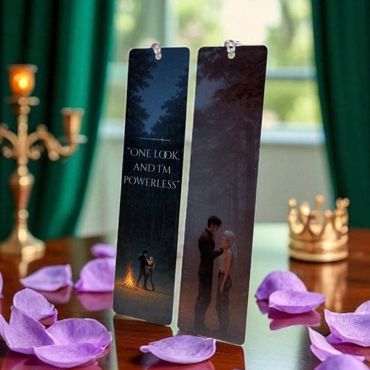 Powerless Metal Bookmark Set: Kai & Paedyn - Fantasy Romance