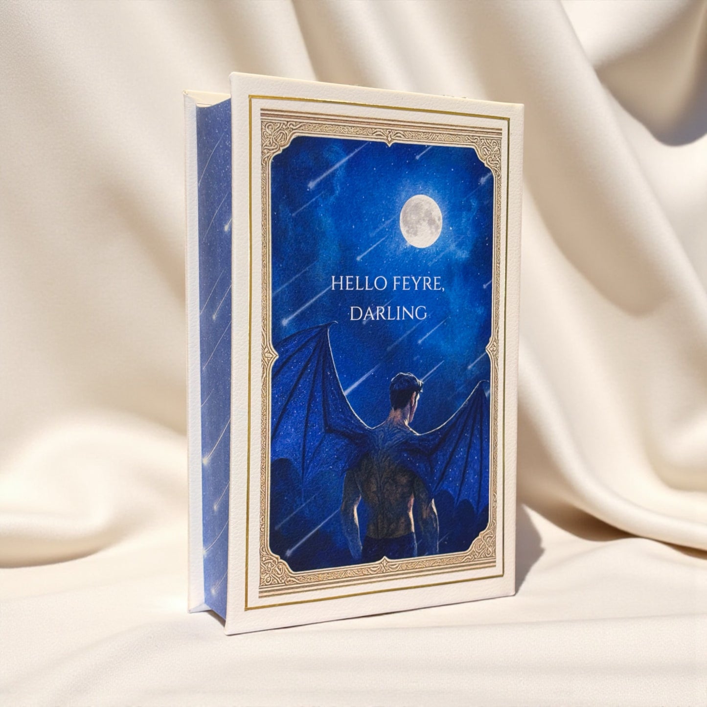 “A Court Of Mist and Fury” Collectors Edition - Book 2 - Hand-bound Leather Hardback | Sprayed Edges | Custom End Papers | Gold Foiling