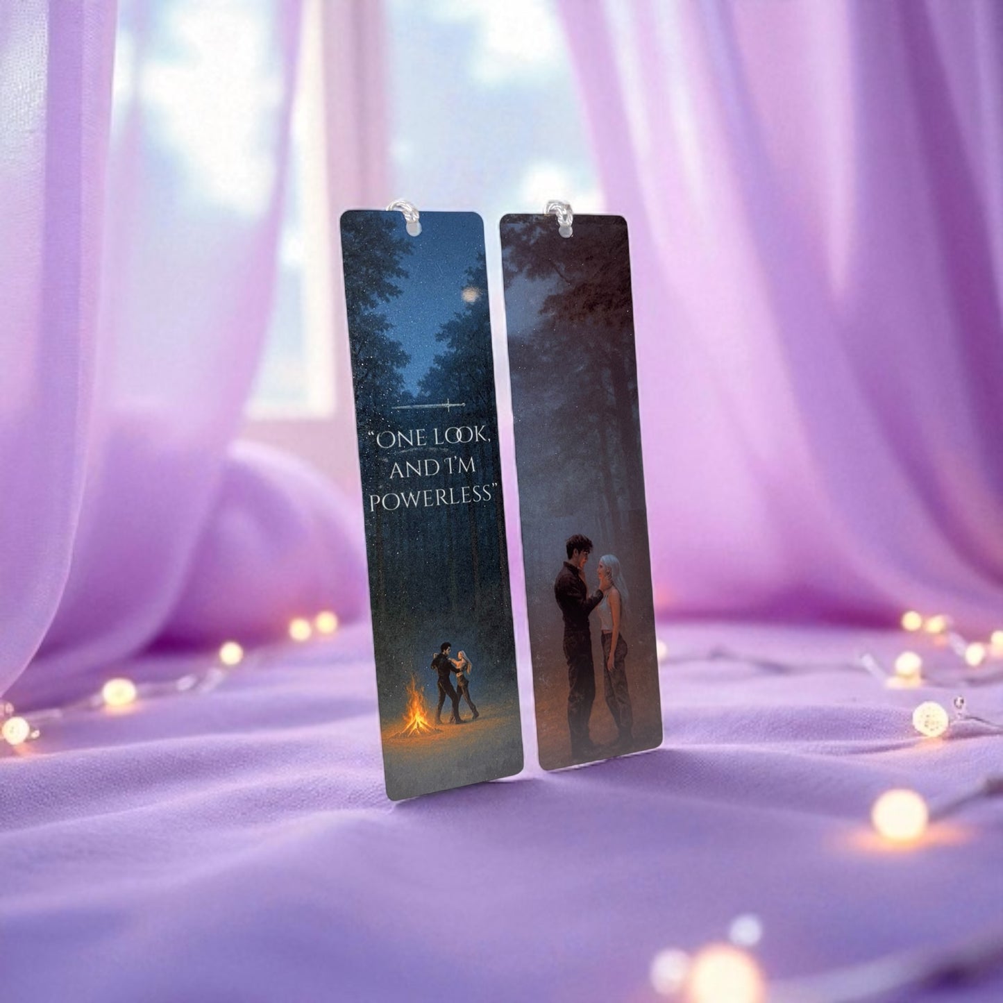 Powerless Metal Bookmark Set: Kai & Paedyn - Fantasy Romance