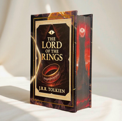 Lord of the Rings Collectors Mordor Edition Book: Handbound Leather | Sprayed Edge | Custom End Paper