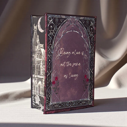 FEB 2026 PREORDER - “Alchemised” Luxury Rebind X Anna Stone - Hand-bound Faux Leather Hardback | Sprayed Edges | Custom End Papers | Silver Foiling