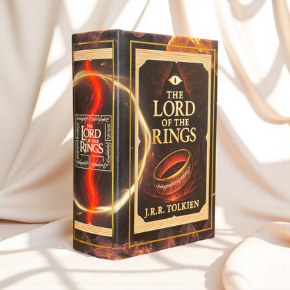 Lord of the Rings Collectors Mordor Edition Book: Handbound Leather | Sprayed Edge | Custom End Paper