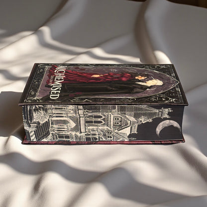 FEB 2026 PREORDER - “Alchemised” Luxury Rebind X Anna Stone - Hand-bound Faux Leather Hardback | Sprayed Edges | Custom End Papers | Silver Foiling