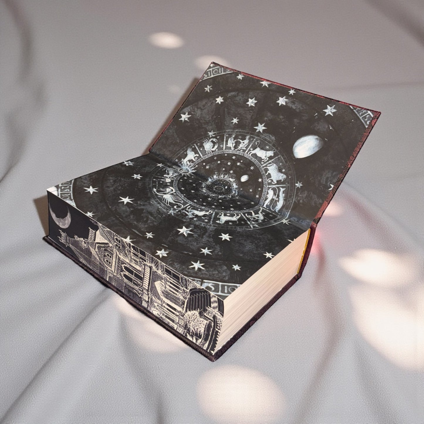 FEB 2026 PREORDER - “Alchemised” Luxury Rebind X Anna Stone - Hand-bound Faux Leather Hardback | Sprayed Edges | Custom End Papers | Silver Foiling